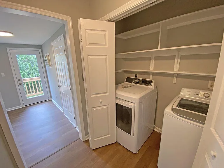 Utility Area with Washer and Dryer Hook Ups