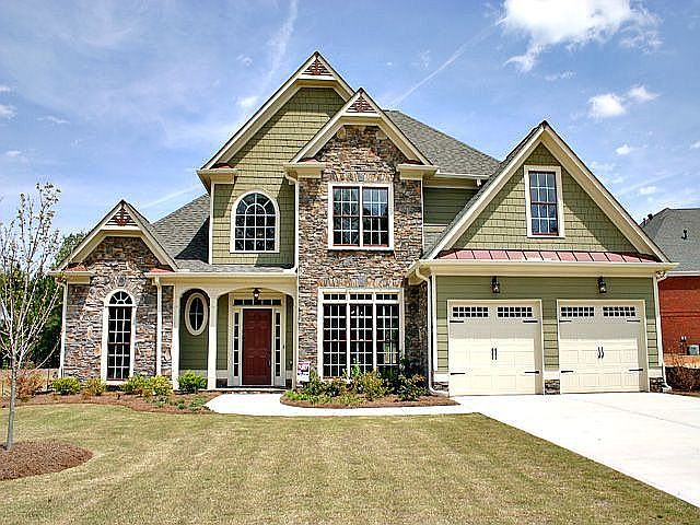 Craftsman Style w/flagstone porch.