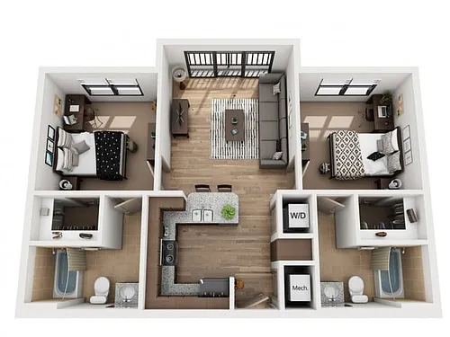 Floor plan B2