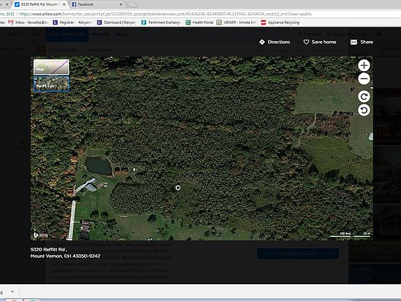 Aerial view of 25 acres