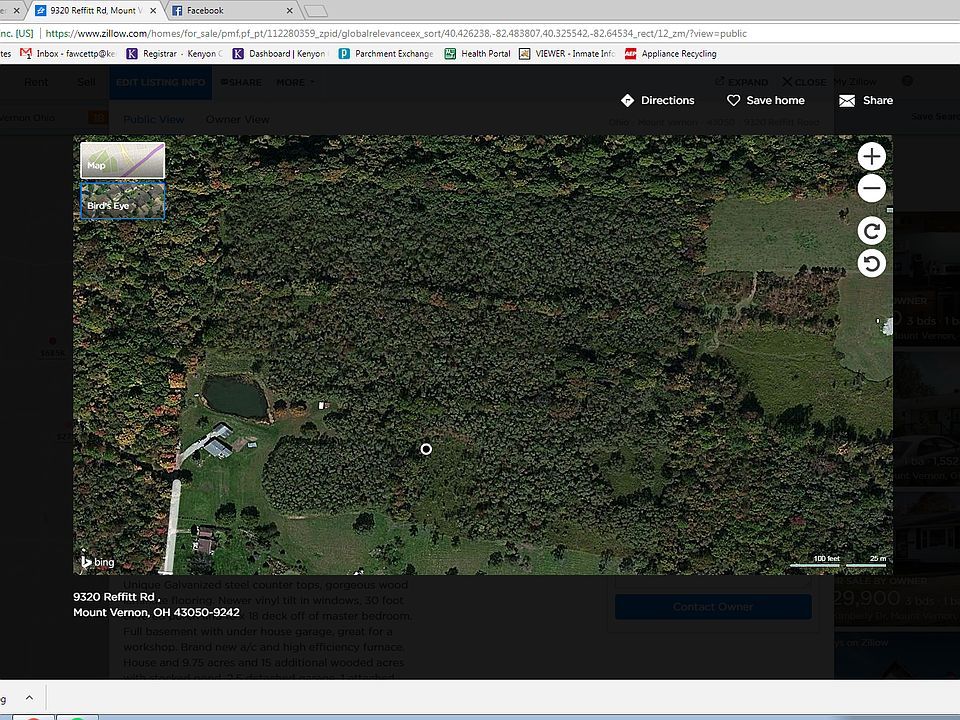Aerial view of 25 acres