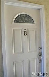 Apartment #B front door