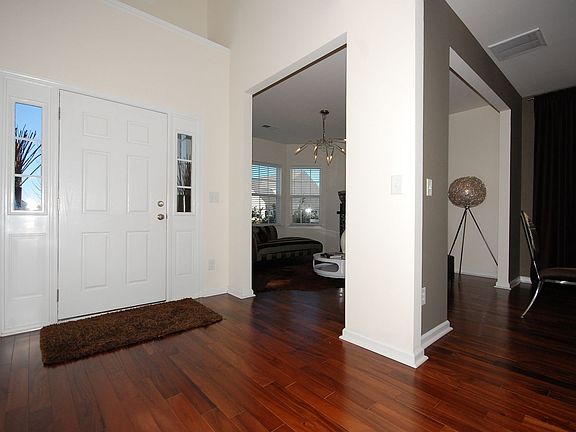 Foyer with heightened doorways