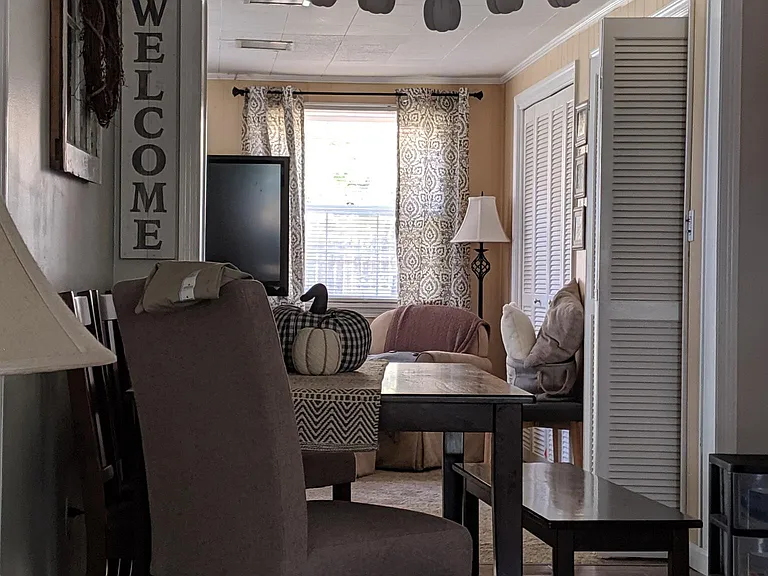 Dining area with view to great room
