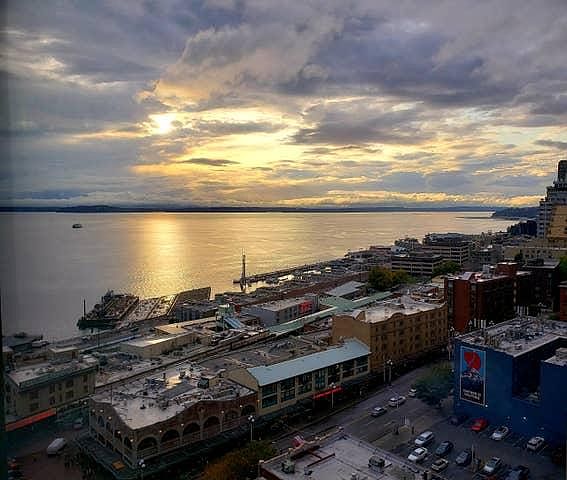 view from living room