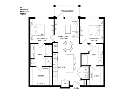 Floor plan B2