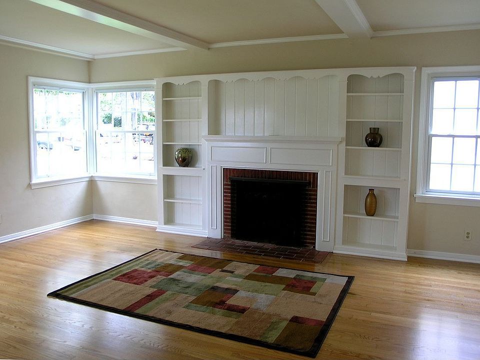 Newly refinished red oak floors
