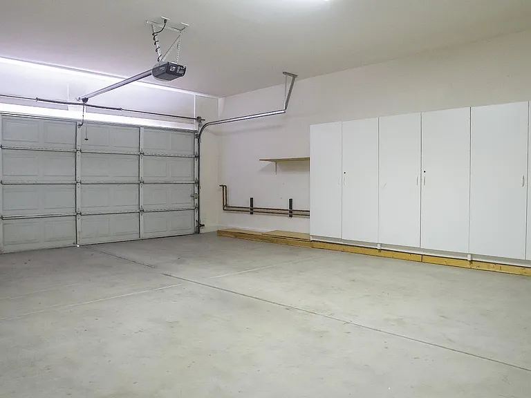 Extended garage with storage