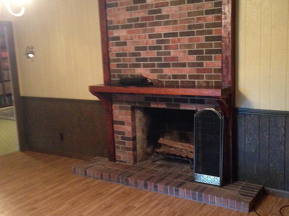 Dining room fireplace