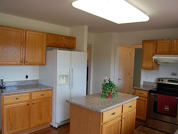 kitchen with center island