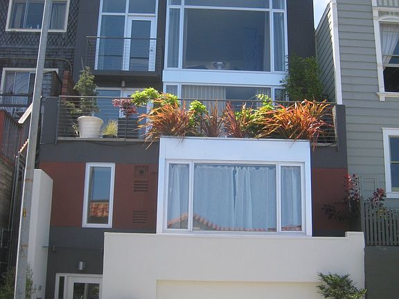 From the curb