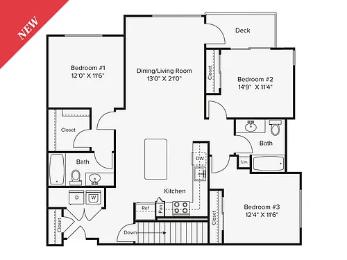 Floor plan C2-C3-II