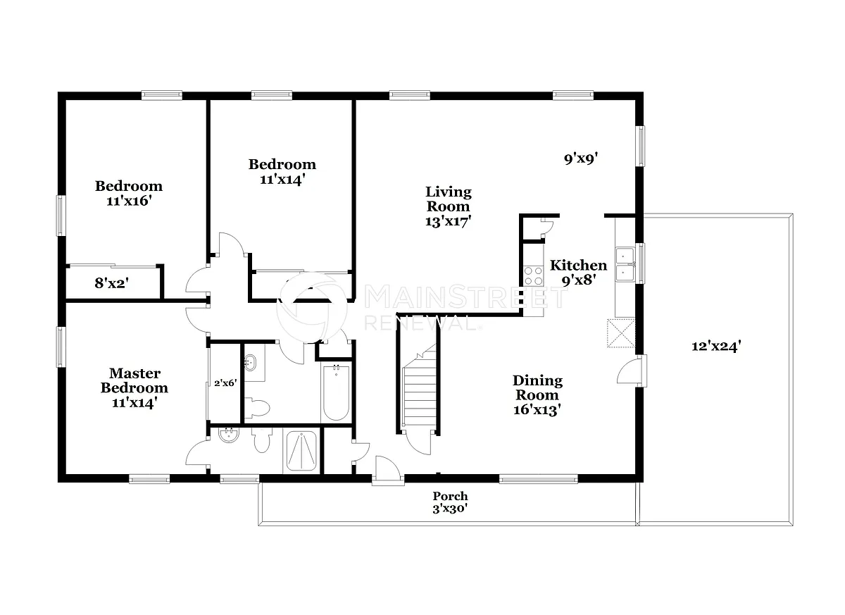 Floor Plan - 2114 Haymount St