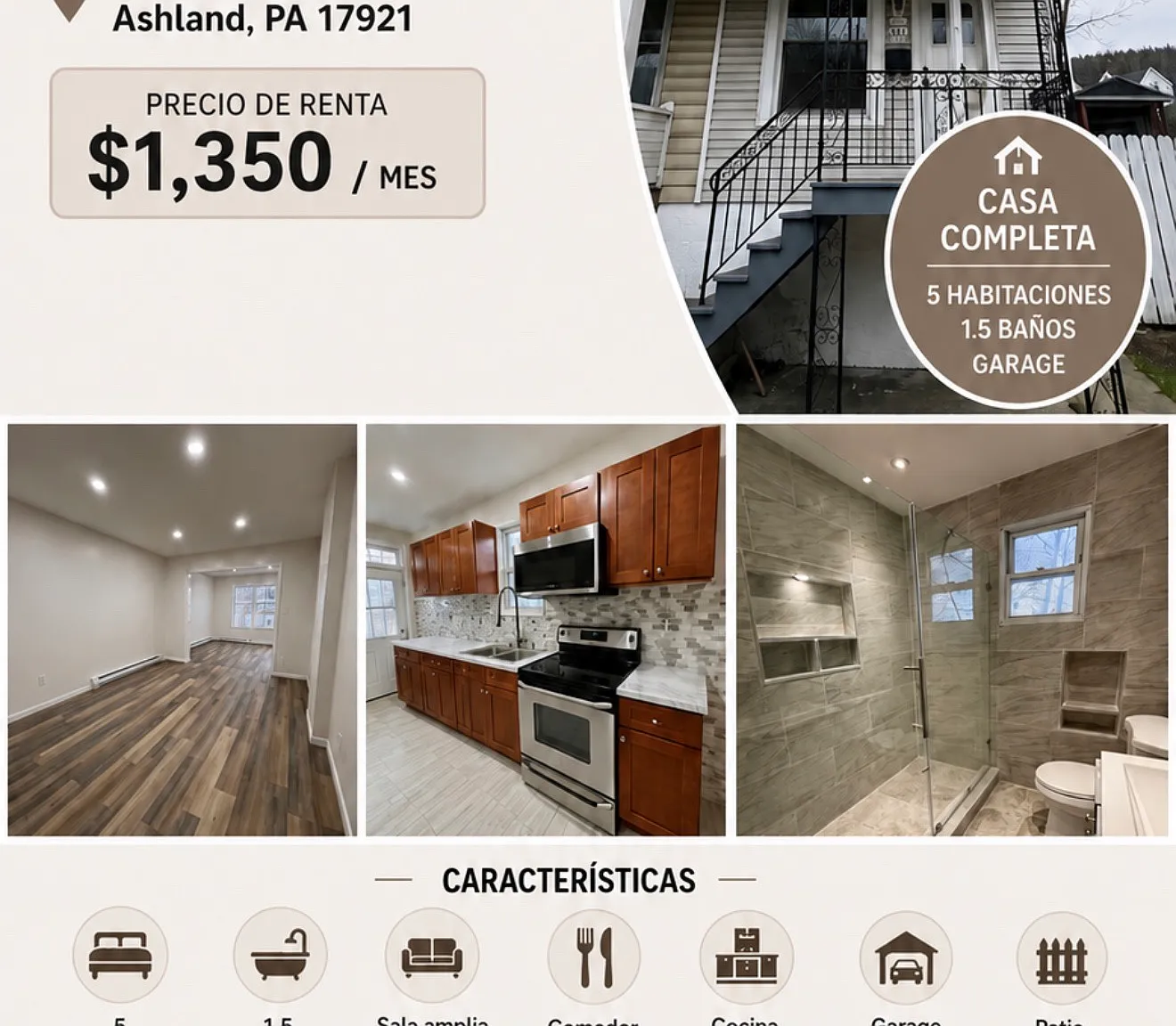 5 bed, 1.5 bath, 1542 sqft, $1,350 — Photo 1