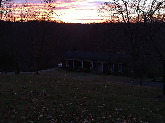 Winter porch sunrise 