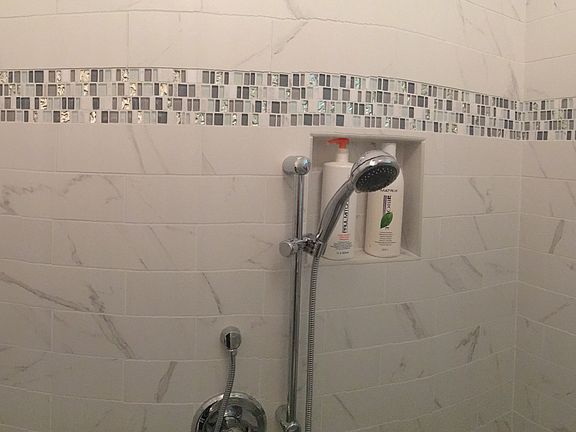 Large master walk in shower