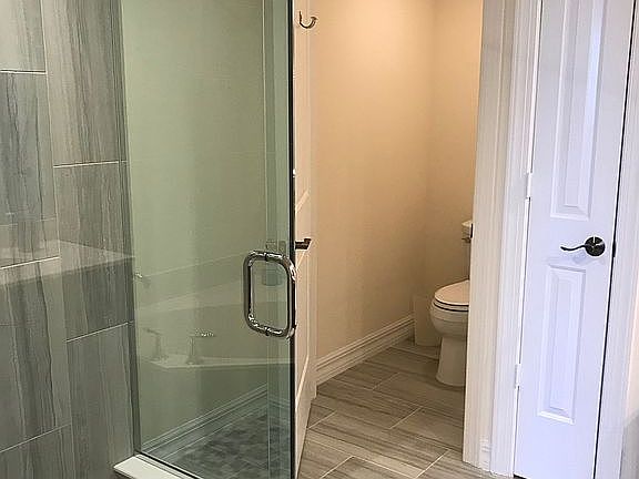 Master shower/water closet