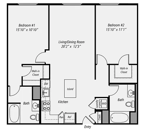 Floor plan B4-B00-204