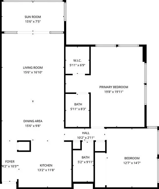 2 bed, 2.0 bath, 1330 sqft, $6,000 — Photo 4