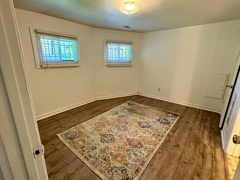 bedroom - two windows
