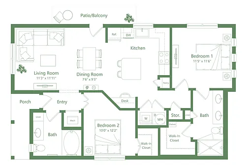 Floor plan B3