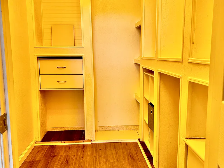 Master bedroom walk in closet.