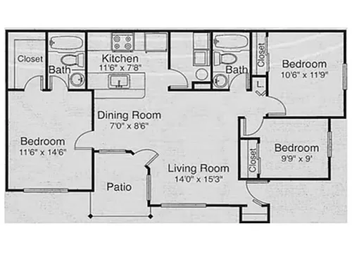 Floor plan 3X2