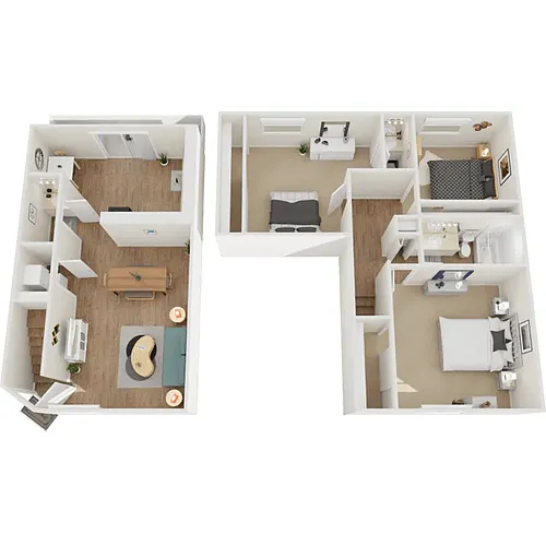 Floor plan C2 - 3X3