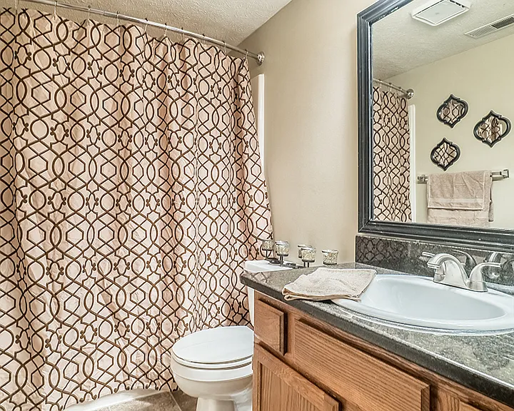Thoughtful bathroom details create the perfect space for getting ready or winding down.
