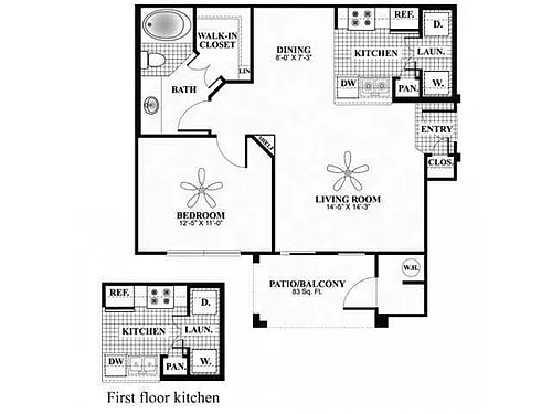 Floor plan A1-Echo (Classic)