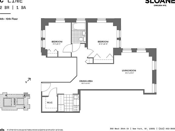 2nd image of 360 W 34th St APT 6C