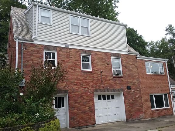 Rear of house, garage entrance