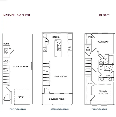 Floor plan Maxwell