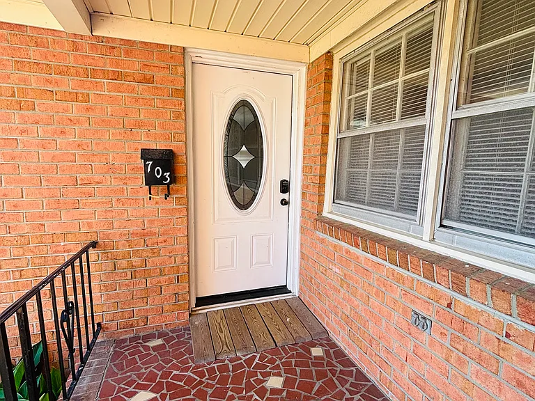 Covered front porch
