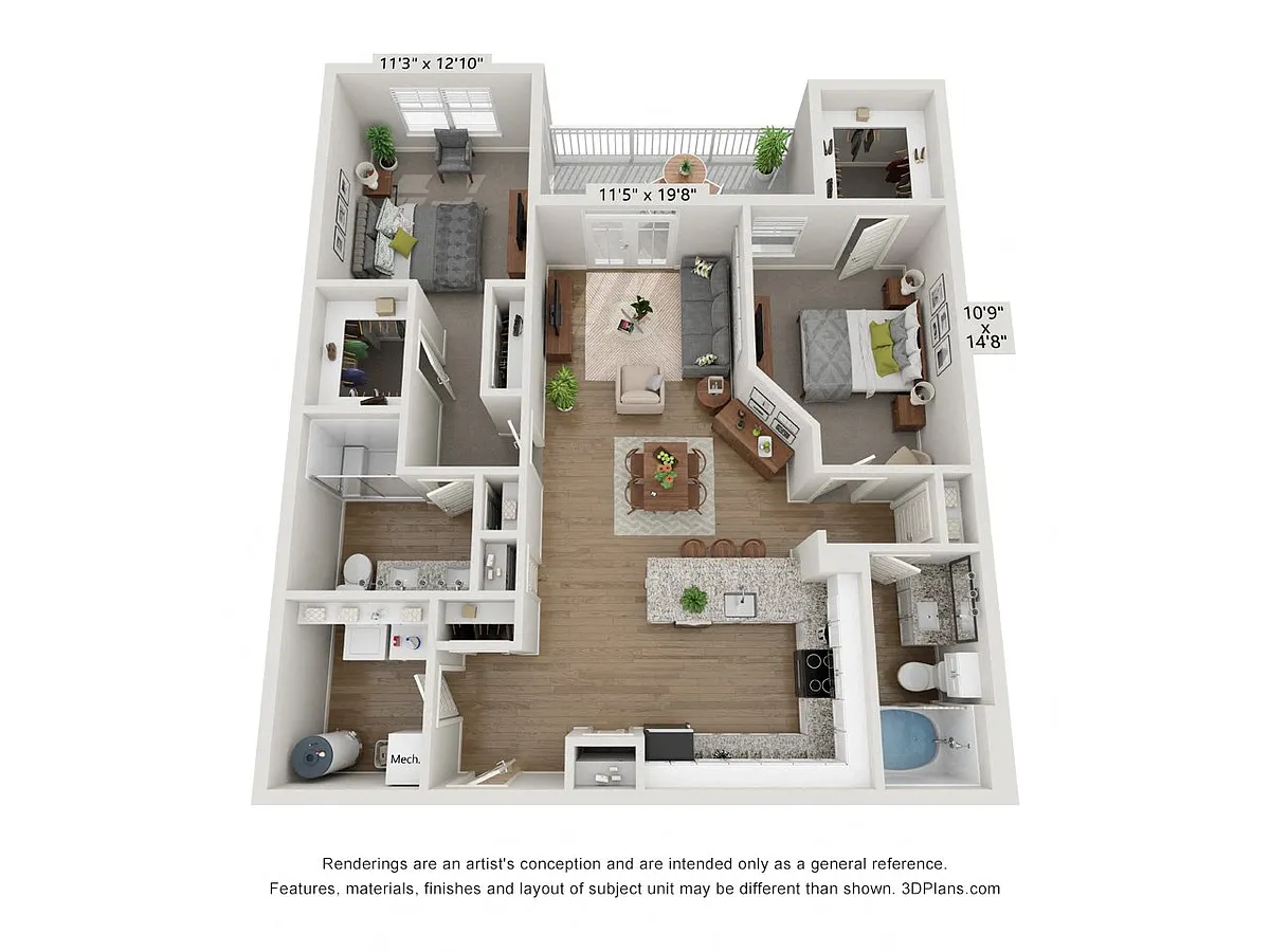 Floor plan Ballentine