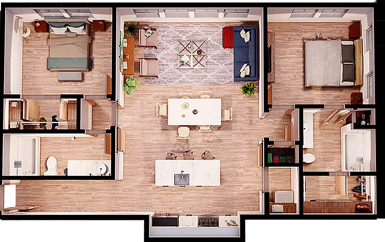 Midtown-Auburn-2x2-Loft-A-Floor-Plan