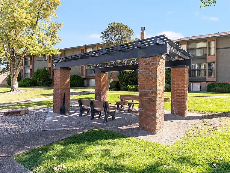 Pergola Shaded Outdoor Lounge