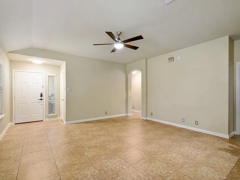 View of Front Door from Kitchen