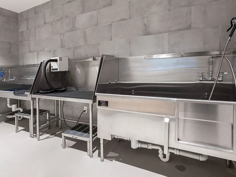 Your pets deserve to be pampered and you can show them with your on-site dog wash station