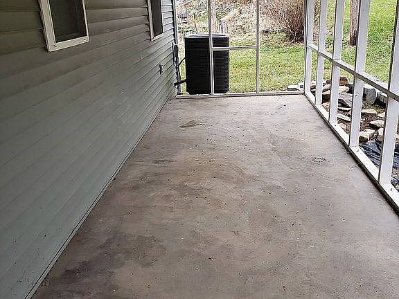 Back Porch & Central Air Unit