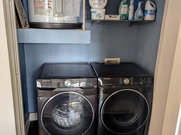 Full size washer and dryer