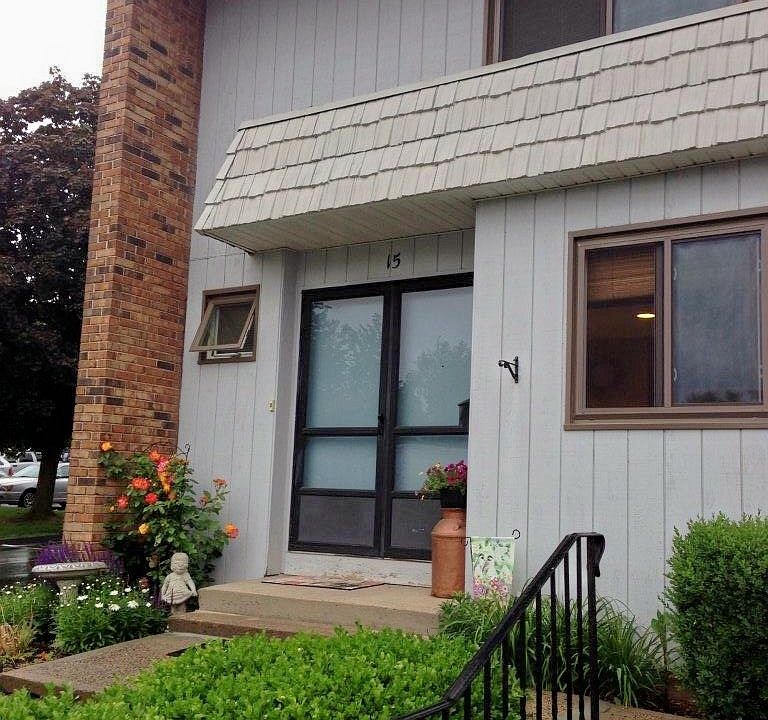 Front of home, end unit