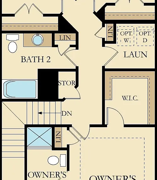 Plan 2nd floor