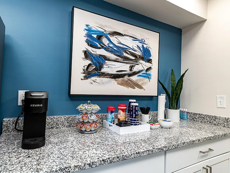 Coffee bar and lounge