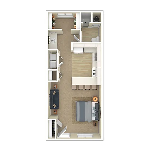 Floor plan Studio