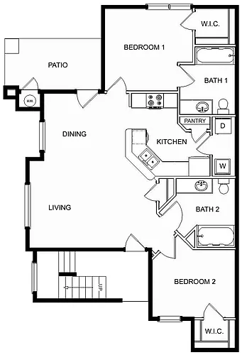 Floor plan B-1 50