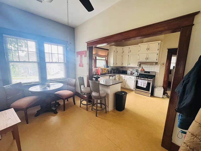 kitchen with dining area