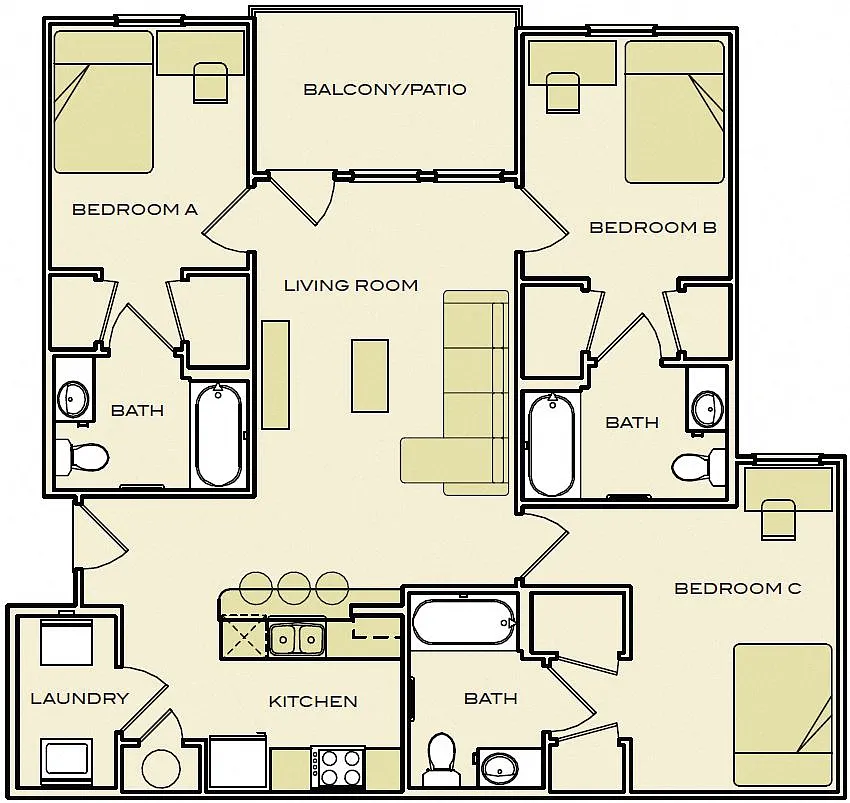 Floor plan C1