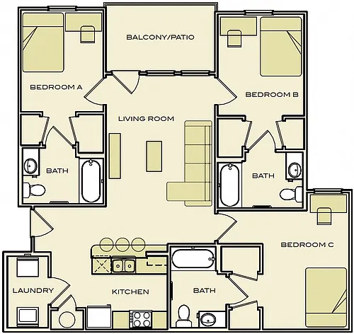 Floor plan C1