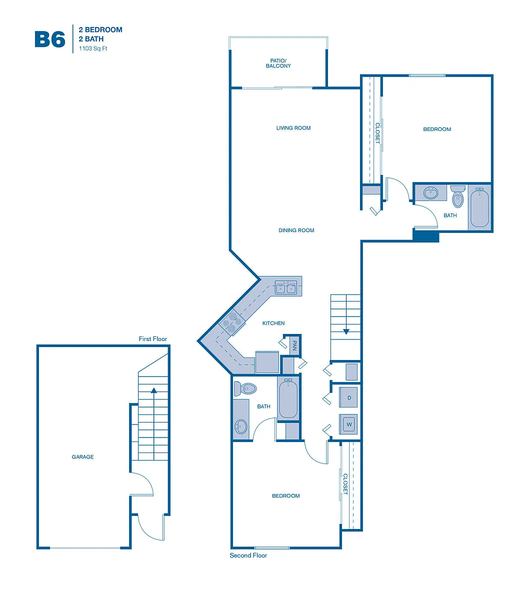Floor plan B6